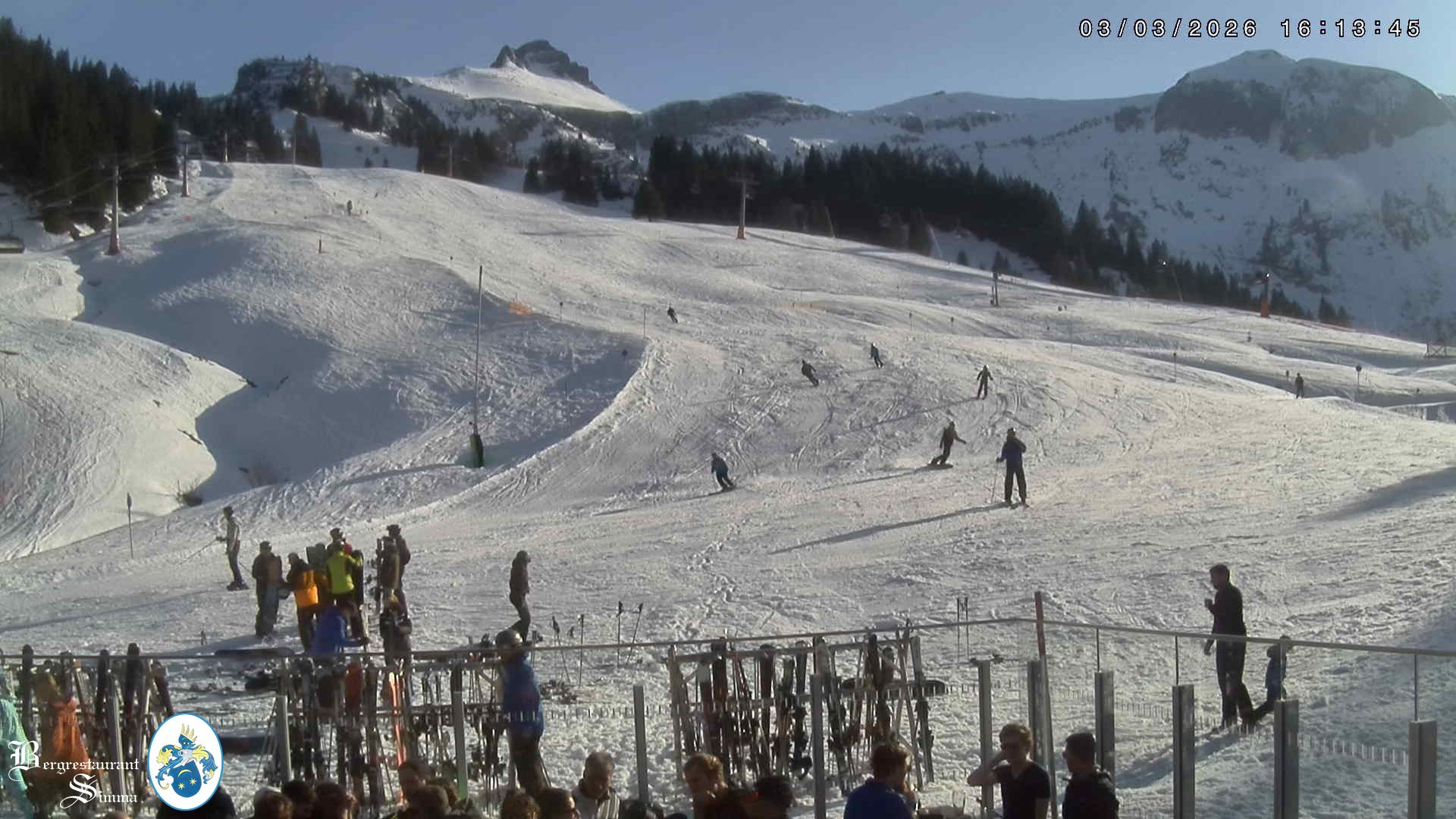 Archiv Foto Webcam Mellau: Aussicht vom Bergrestaurant Simma