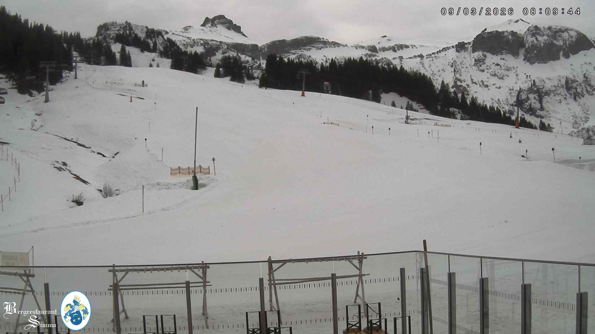 Archiv Foto Webcam Mellau: Aussicht vom Bergrestaurant Simma