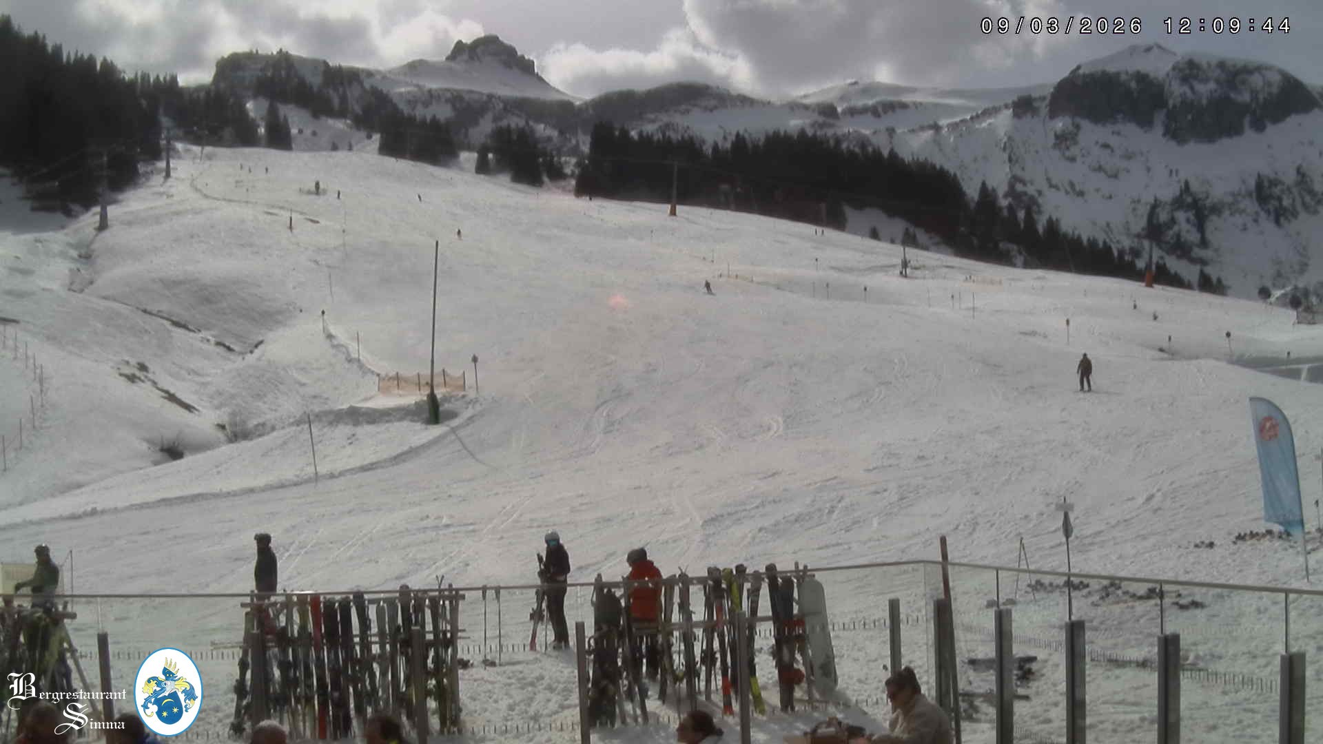 Archiv Foto Webcam Mellau: Aussicht vom Bergrestaurant Simma