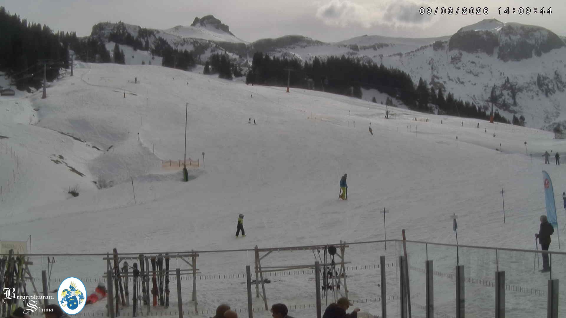 Archiv Foto Webcam Mellau: Aussicht vom Bergrestaurant Simma
