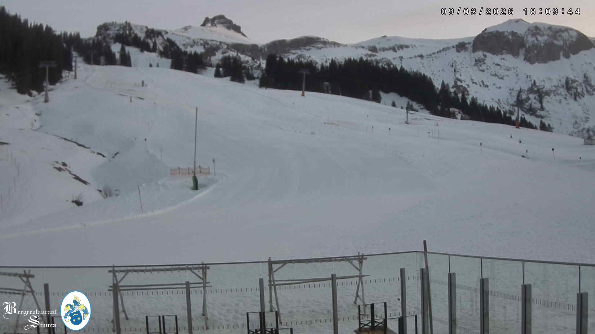 Archiv Foto Webcam Mellau: Aussicht vom Bergrestaurant Simma