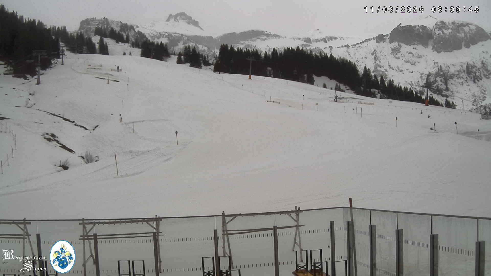 Archiv Foto Webcam Mellau: Aussicht vom Bergrestaurant Simma