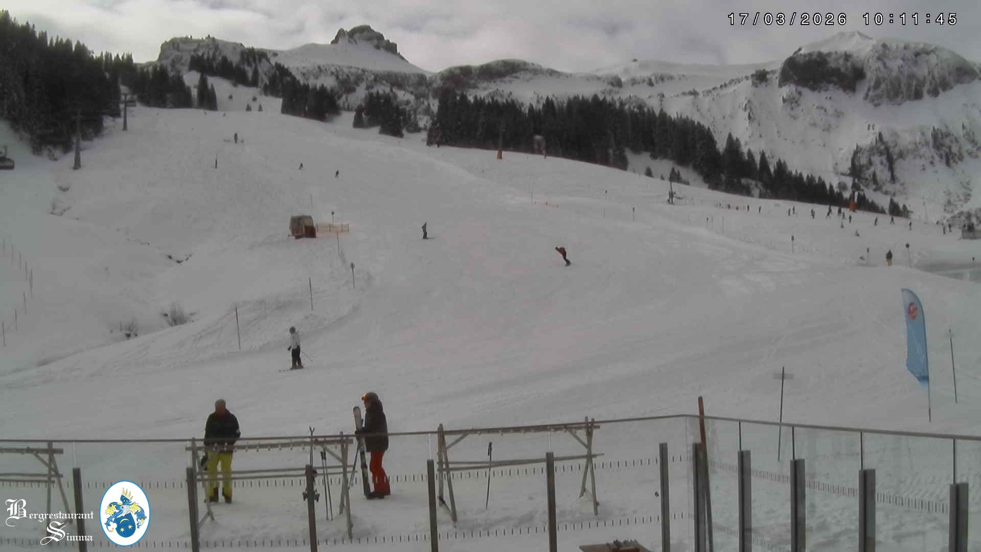 Archiv Foto Webcam Mellau: Aussicht vom Bergrestaurant Simma