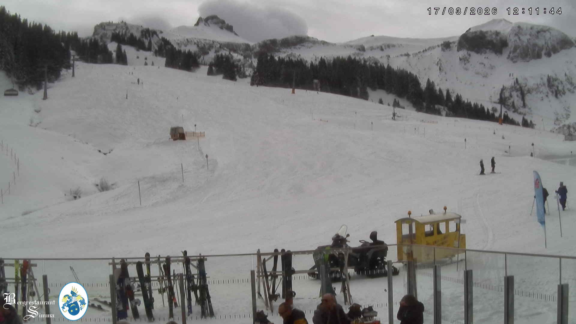 Archiv Foto Webcam Mellau: Aussicht vom Bergrestaurant Simma