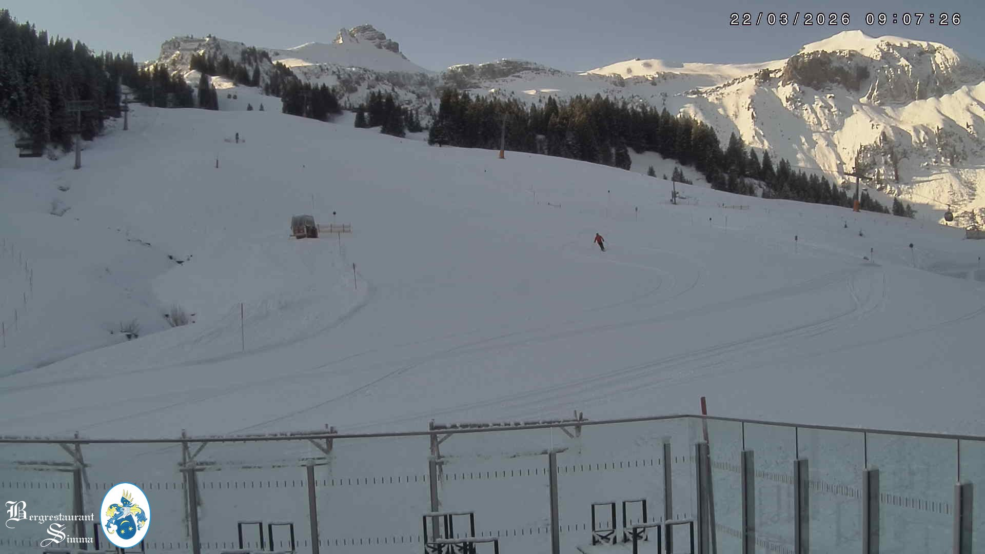 Archiv Foto Webcam Mellau: Aussicht vom Bergrestaurant Simma