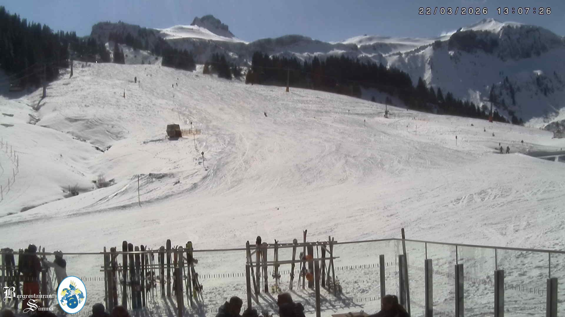 Archiv Foto Webcam Mellau: Aussicht vom Bergrestaurant Simma
