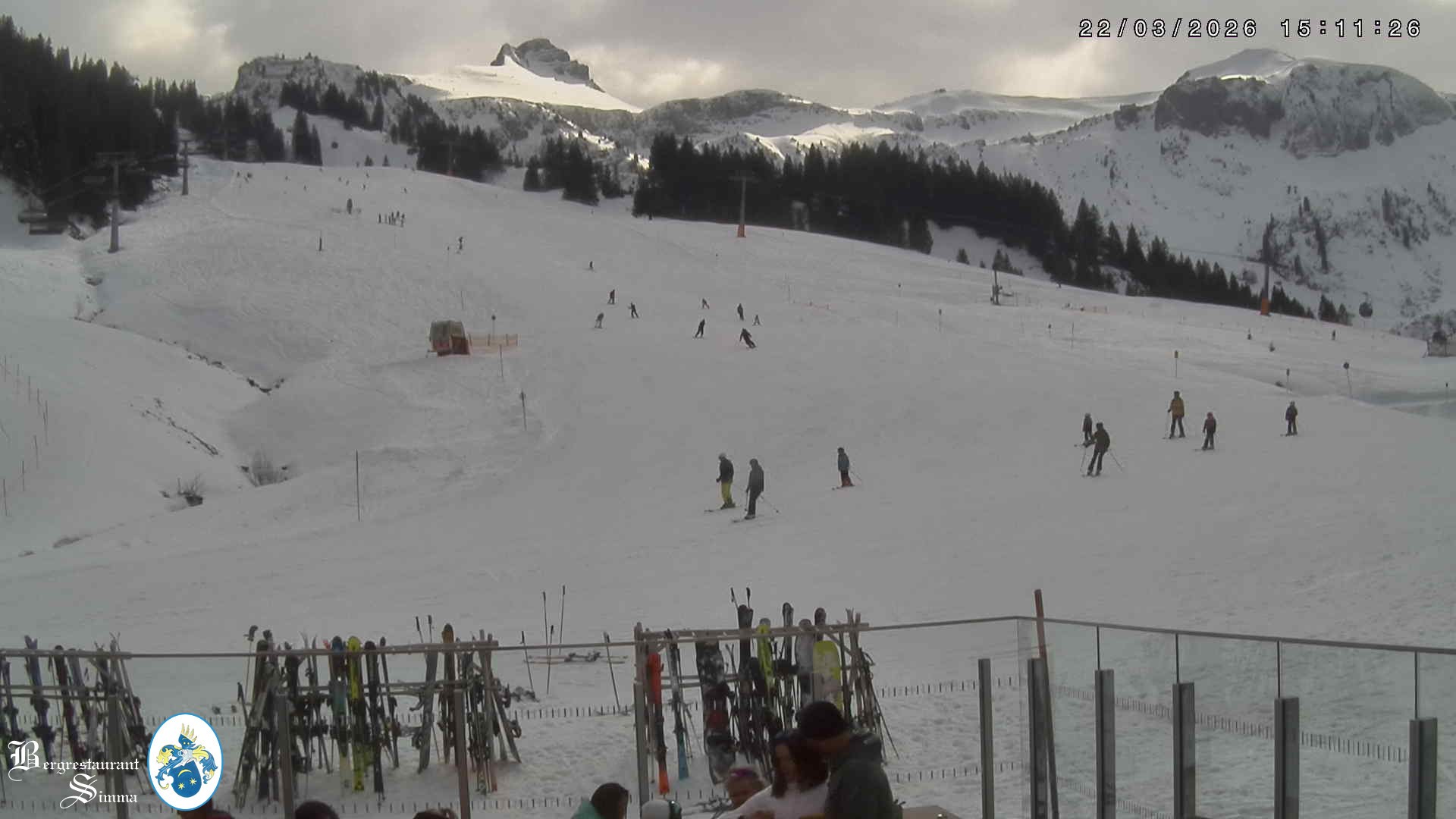 Archiv Foto Webcam Mellau: Aussicht vom Bergrestaurant Simma