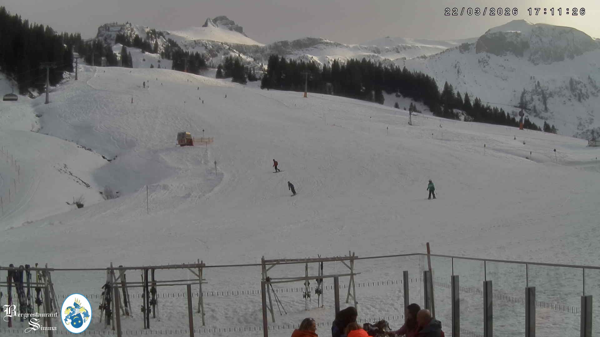 Archiv Foto Webcam Mellau: Aussicht vom Bergrestaurant Simma