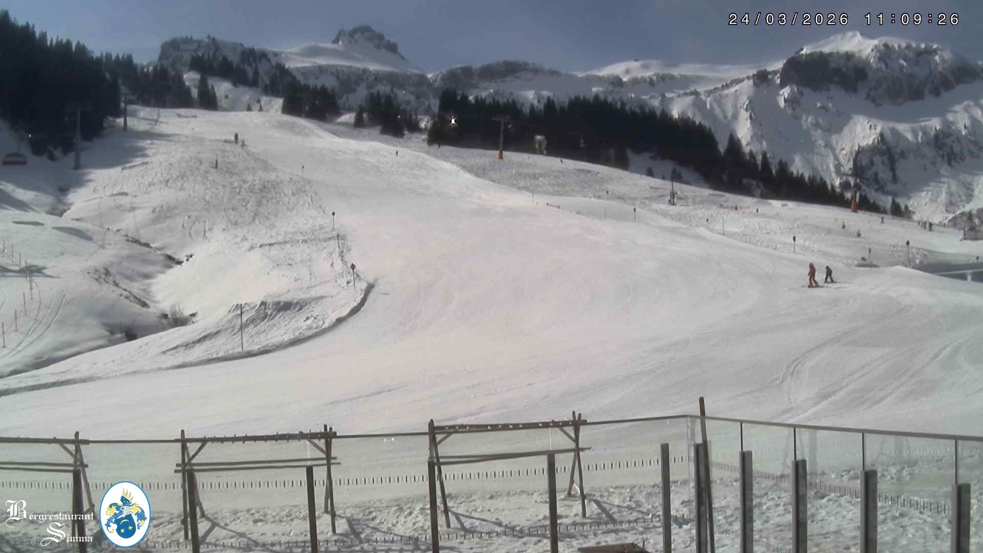 Archiv Foto Webcam Mellau: Aussicht vom Bergrestaurant Simma