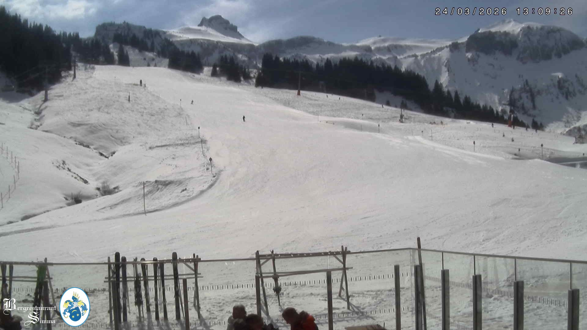 Archiv Foto Webcam Mellau: Aussicht vom Bergrestaurant Simma