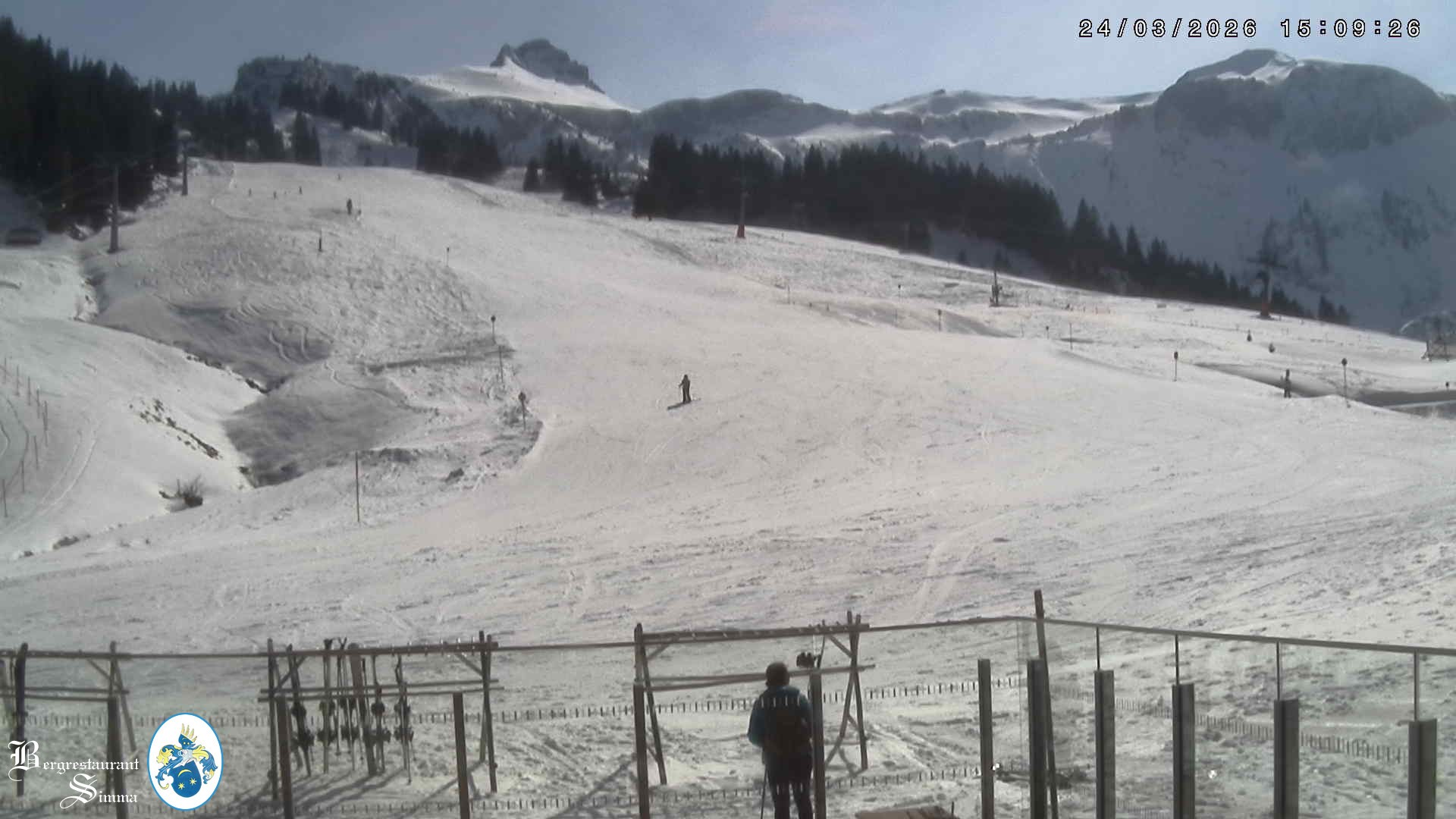 Archiv Foto Webcam Mellau: Aussicht vom Bergrestaurant Simma