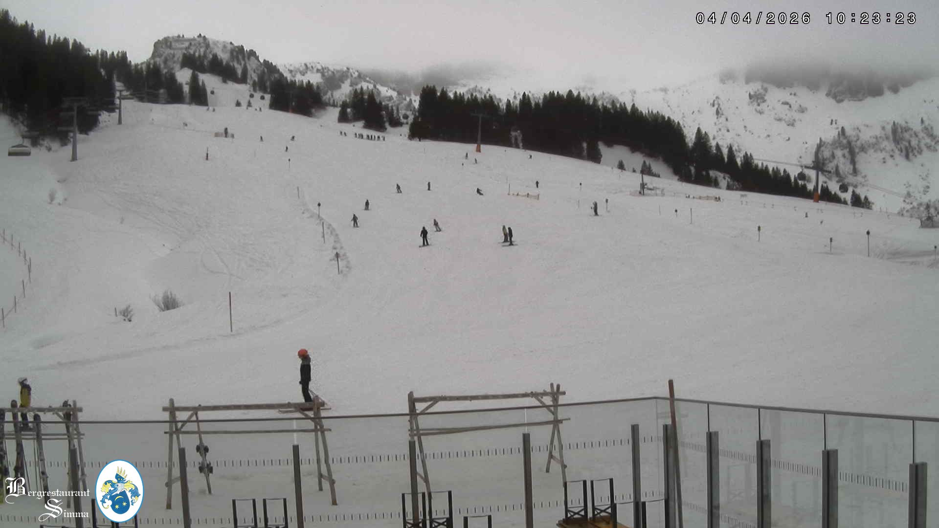 Archiv Foto Webcam Mellau: Aussicht vom Bergrestaurant Simma