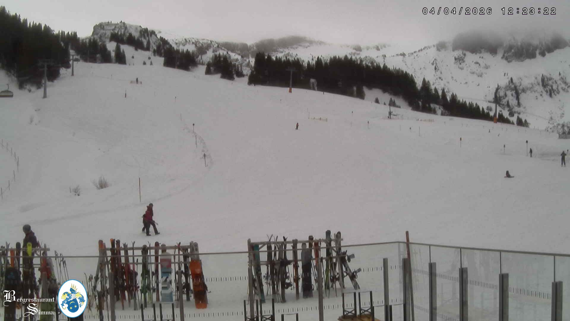 Archiv Foto Webcam Mellau: Aussicht vom Bergrestaurant Simma