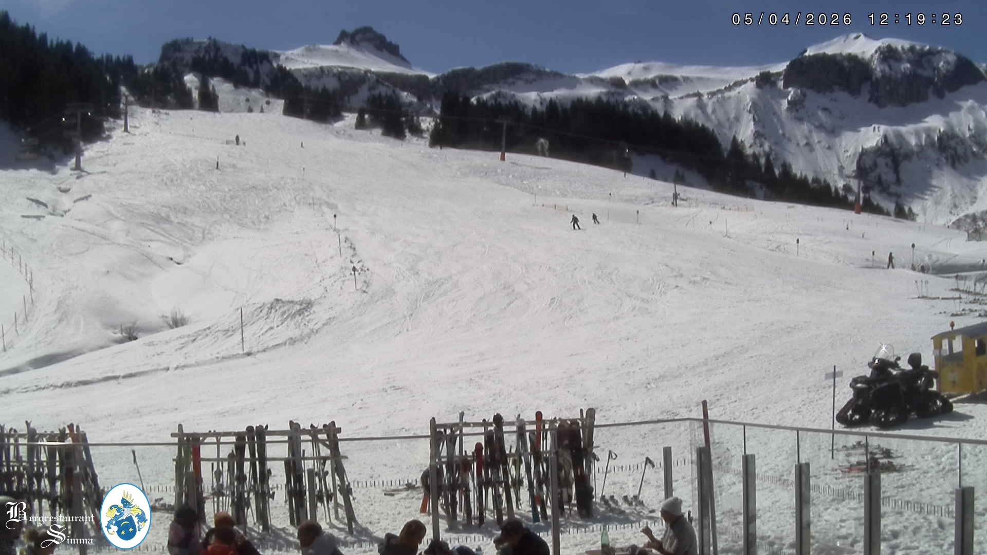 Archiv Foto Webcam Mellau: Aussicht vom Bergrestaurant Simma