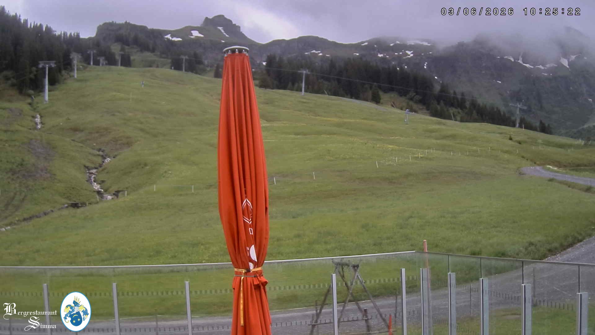 Archiv Foto Webcam Mellau: Aussicht vom Bergrestaurant Simma
