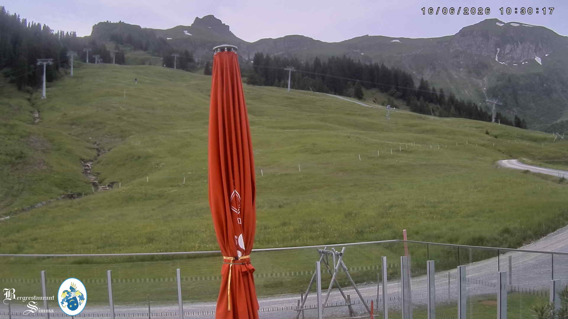 Archived image Webcam Mellau: View from the mountain restaurant Simma