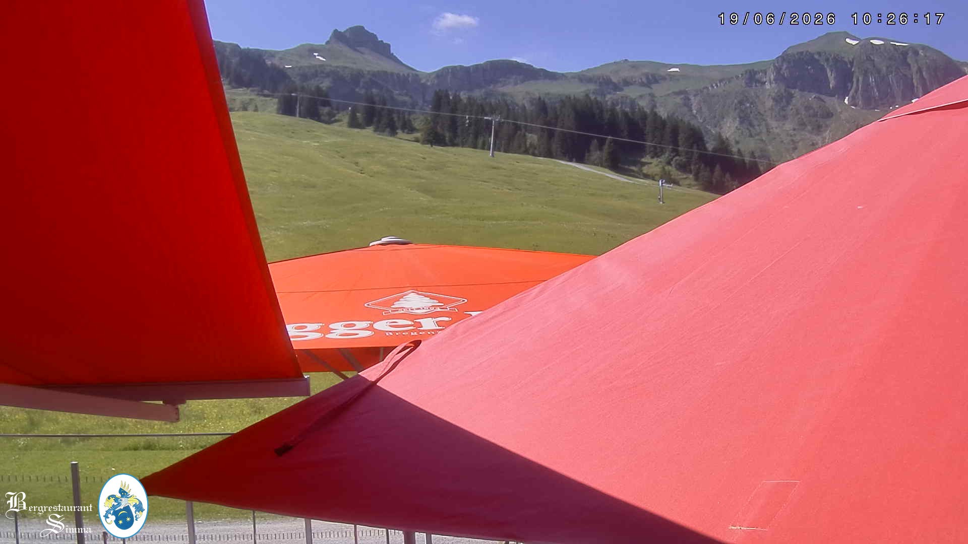 Archiv Foto Webcam Mellau: Aussicht vom Bergrestaurant Simma