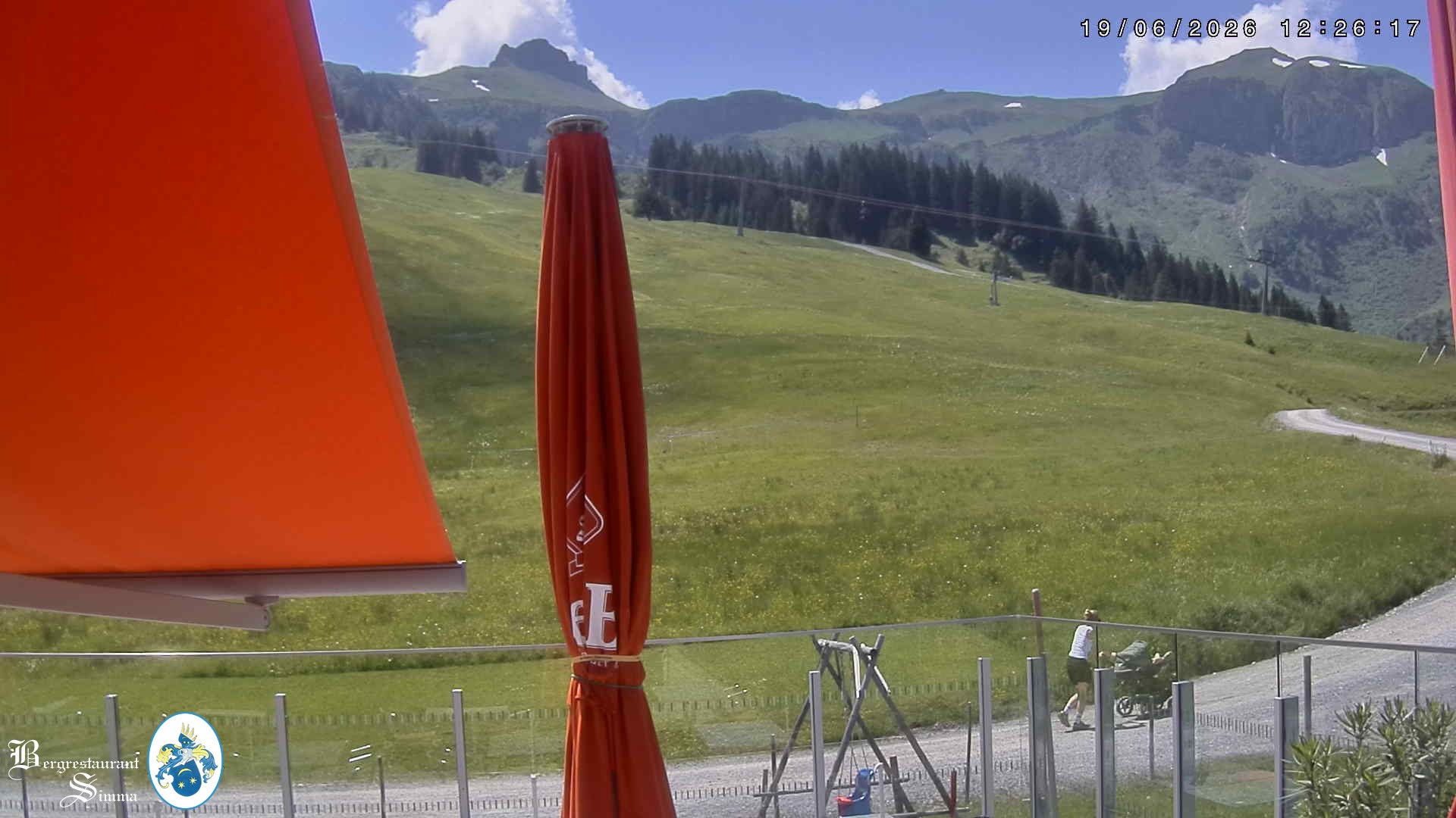 Archiv Foto Webcam Mellau: Aussicht vom Bergrestaurant Simma