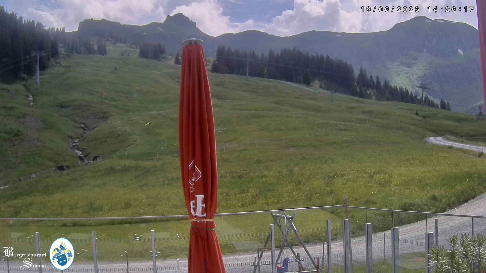 Archiv Foto Webcam Mellau: Aussicht vom Bergrestaurant Simma