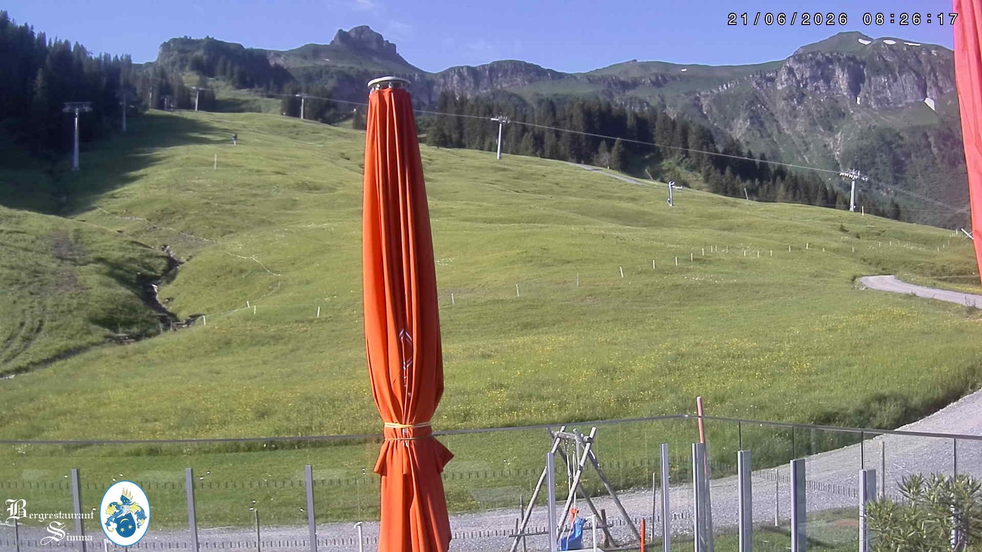Archiv Foto Webcam Mellau: Aussicht vom Bergrestaurant Simma