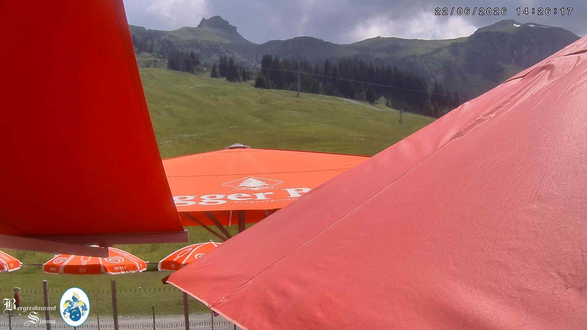 Archiv Foto Webcam Mellau: Aussicht vom Bergrestaurant Simma