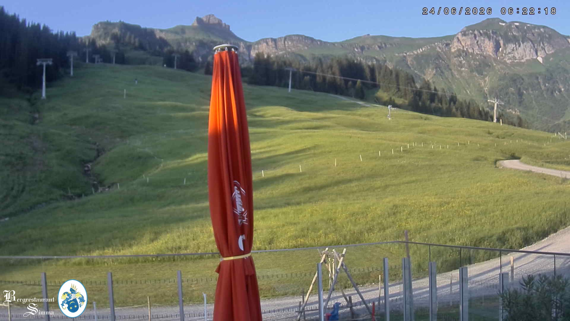 Archiv Foto Webcam Mellau: Aussicht vom Bergrestaurant Simma