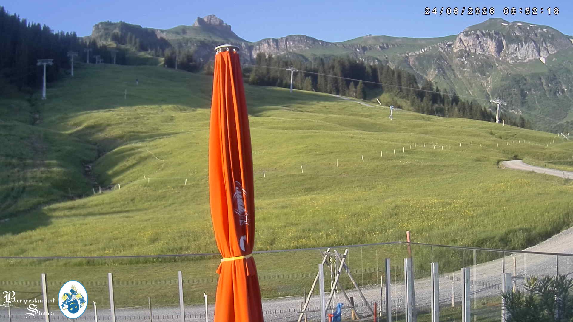Archiv Foto Webcam Mellau: Aussicht vom Bergrestaurant Simma