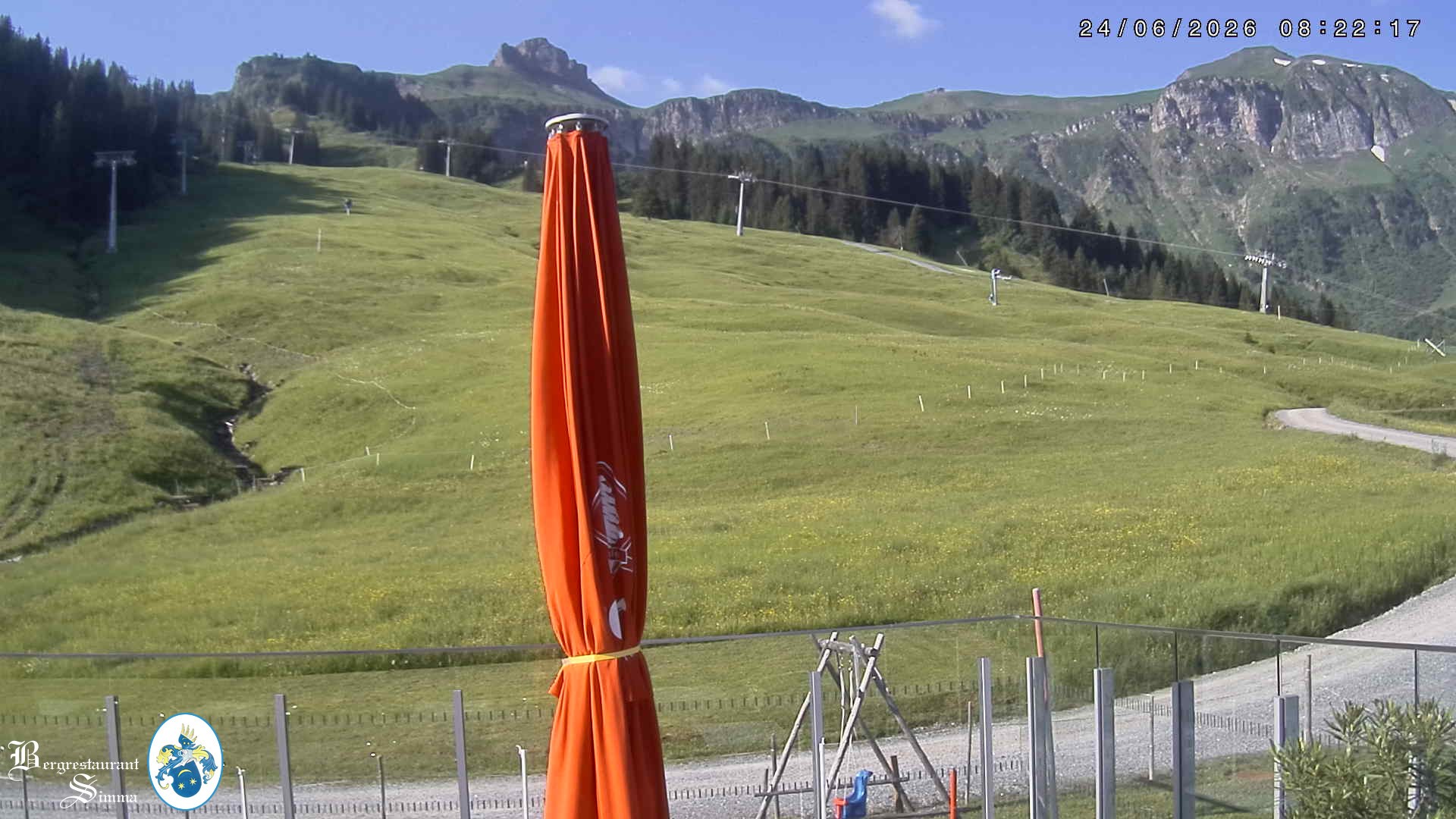 Archiv Foto Webcam Mellau: Aussicht vom Bergrestaurant Simma