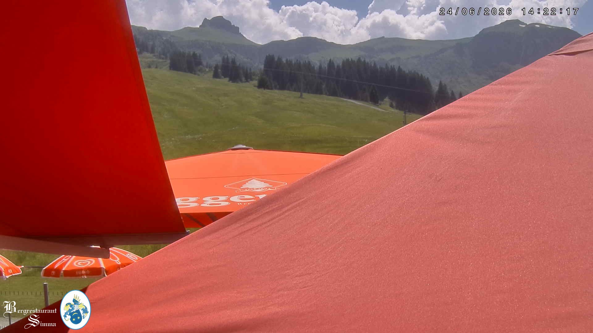Archiv Foto Webcam Mellau: Aussicht vom Bergrestaurant Simma