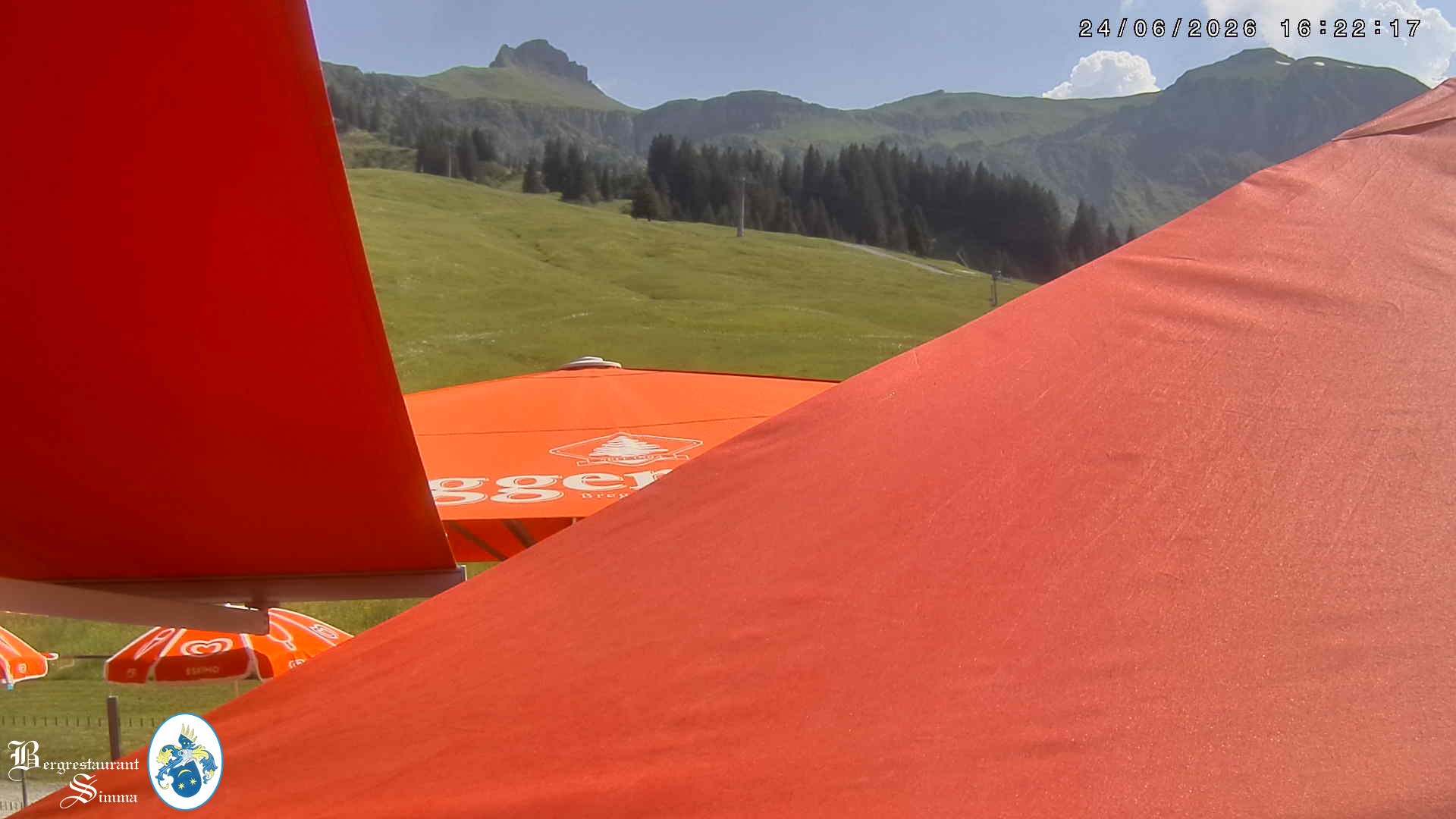 Archiv Foto Webcam Mellau: Aussicht vom Bergrestaurant Simma