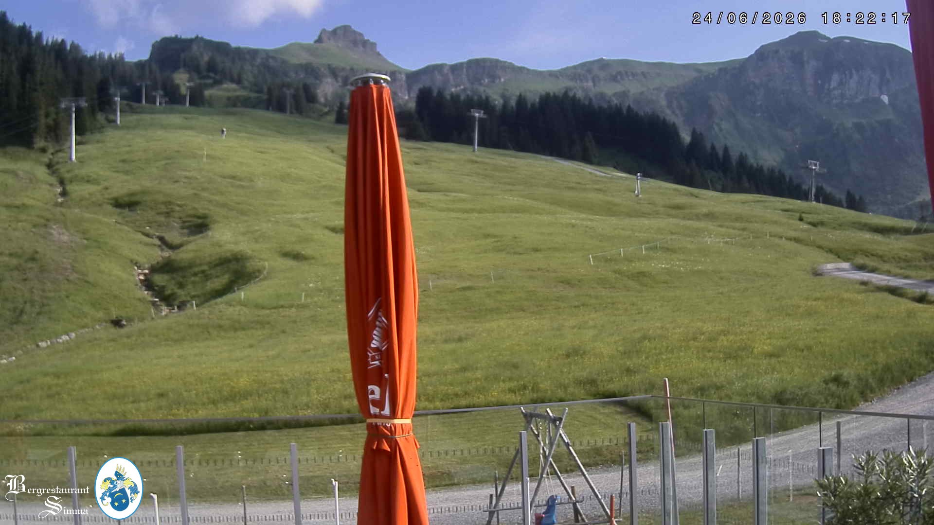 Archiv Foto Webcam Mellau: Aussicht vom Bergrestaurant Simma