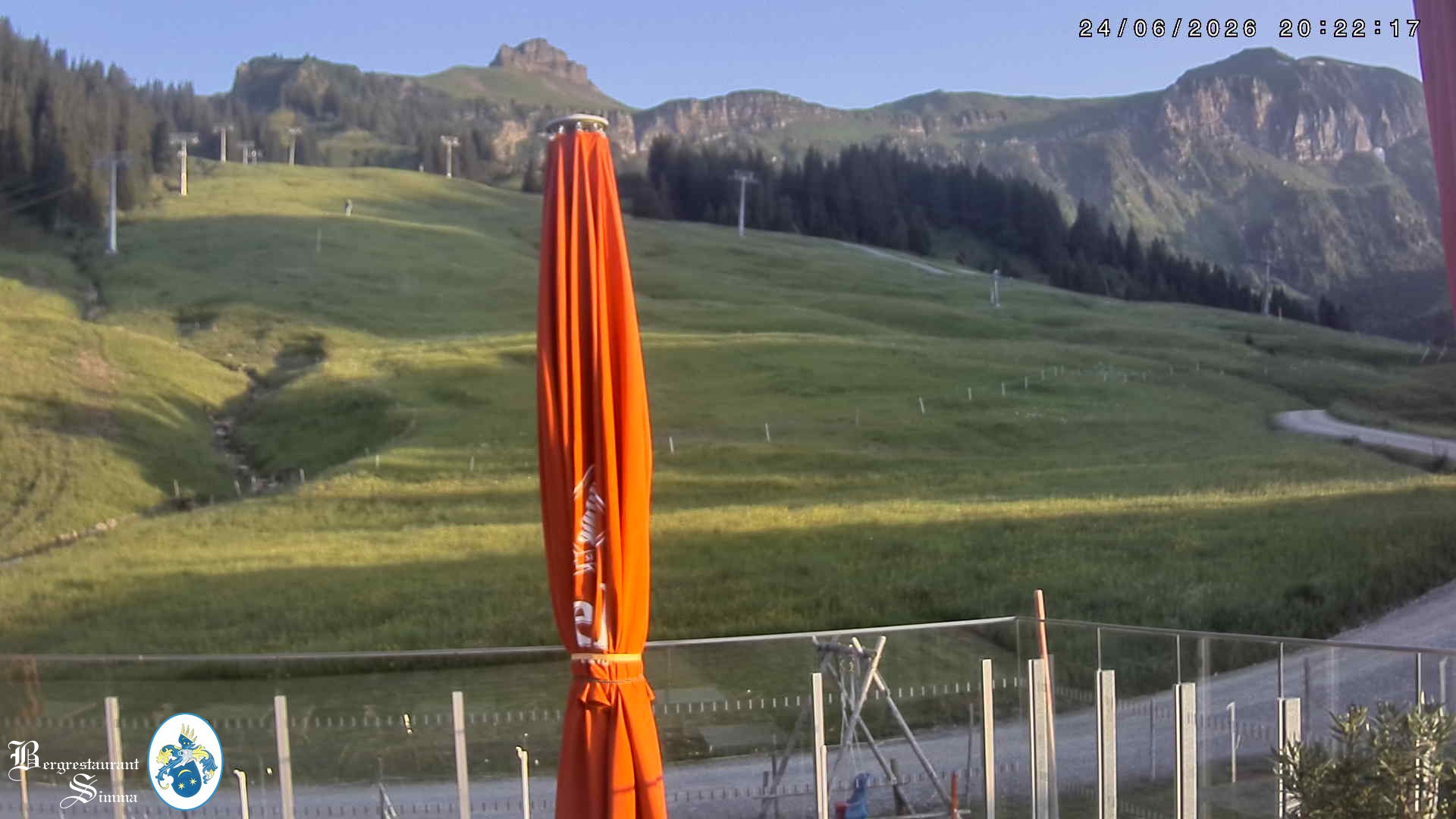 Archiv Foto Webcam Mellau: Aussicht vom Bergrestaurant Simma