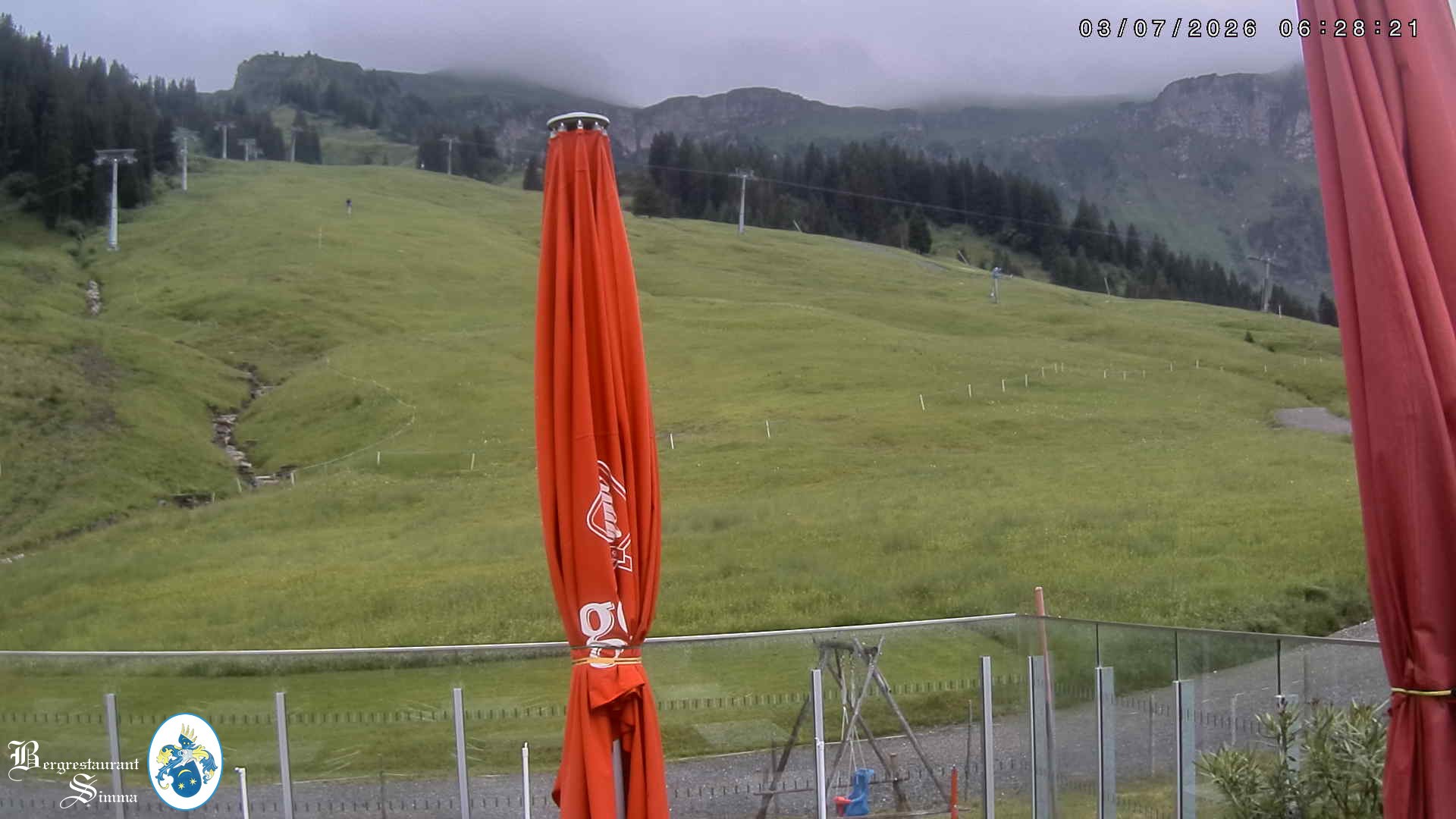 Archiv Foto Webcam Mellau: Aussicht vom Bergrestaurant Simma