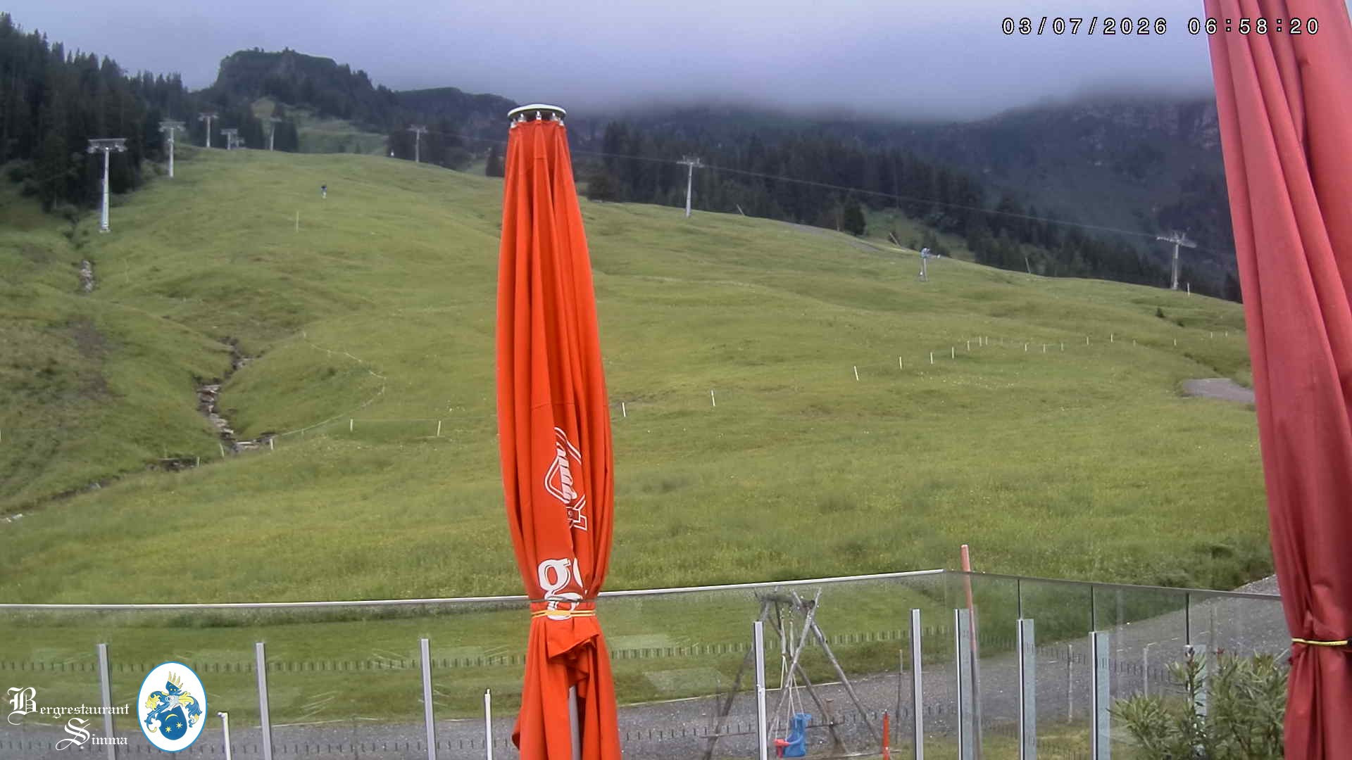 Archiv Foto Webcam Mellau: Aussicht vom Bergrestaurant Simma