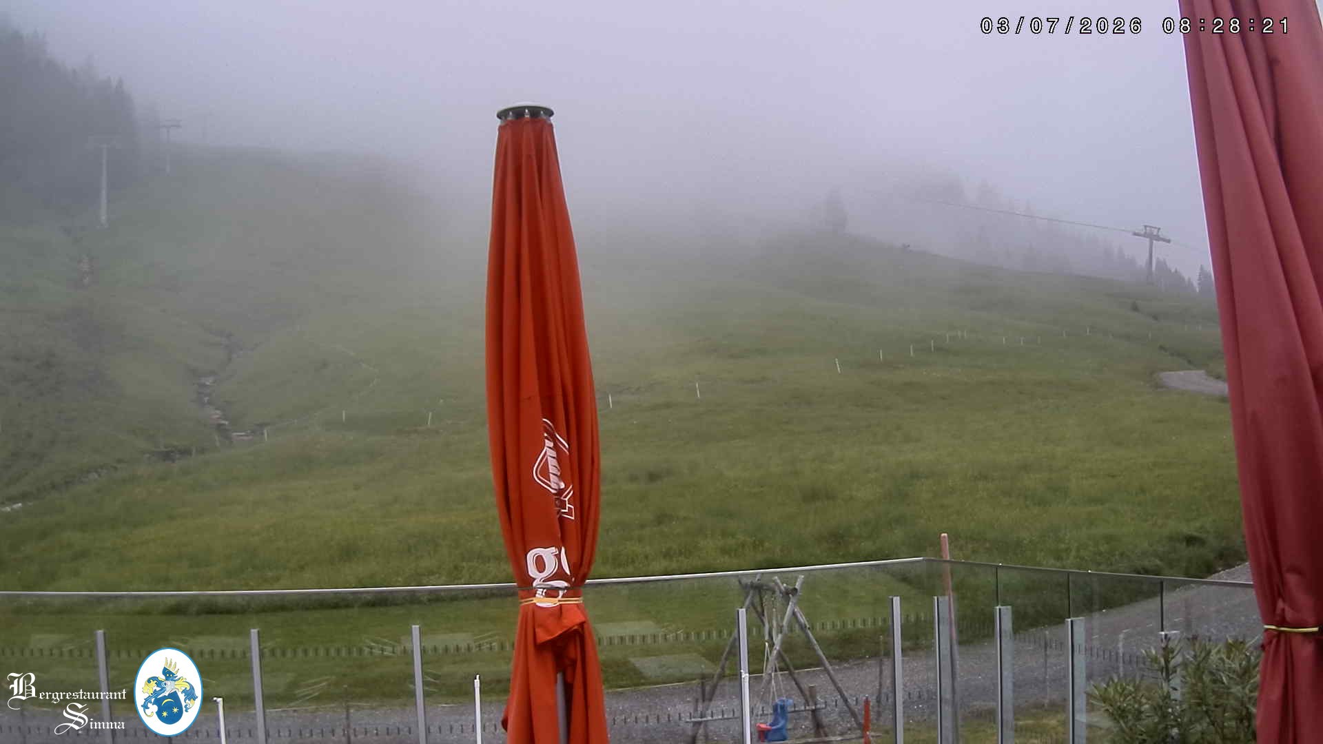 Archiv Foto Webcam Mellau: Aussicht vom Bergrestaurant Simma