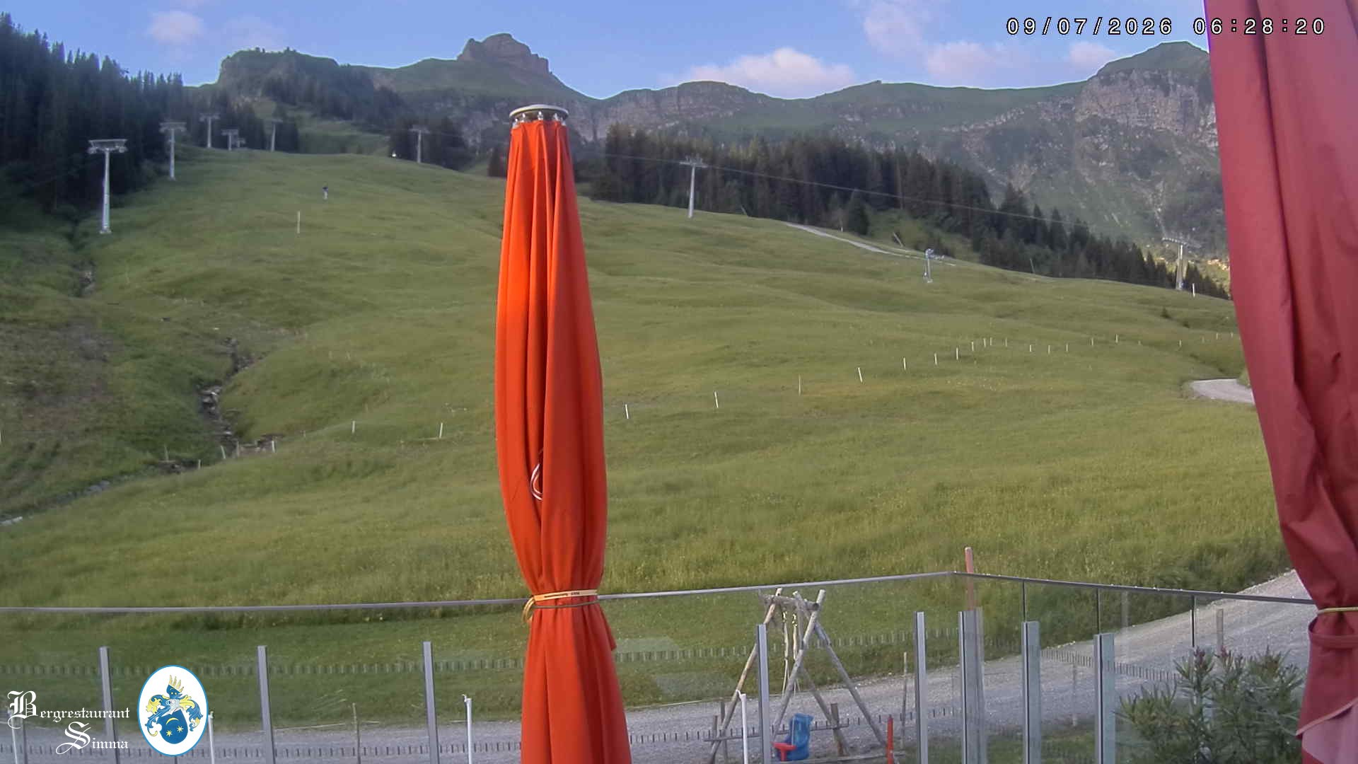 Archiv Foto Webcam Mellau: Aussicht vom Bergrestaurant Simma