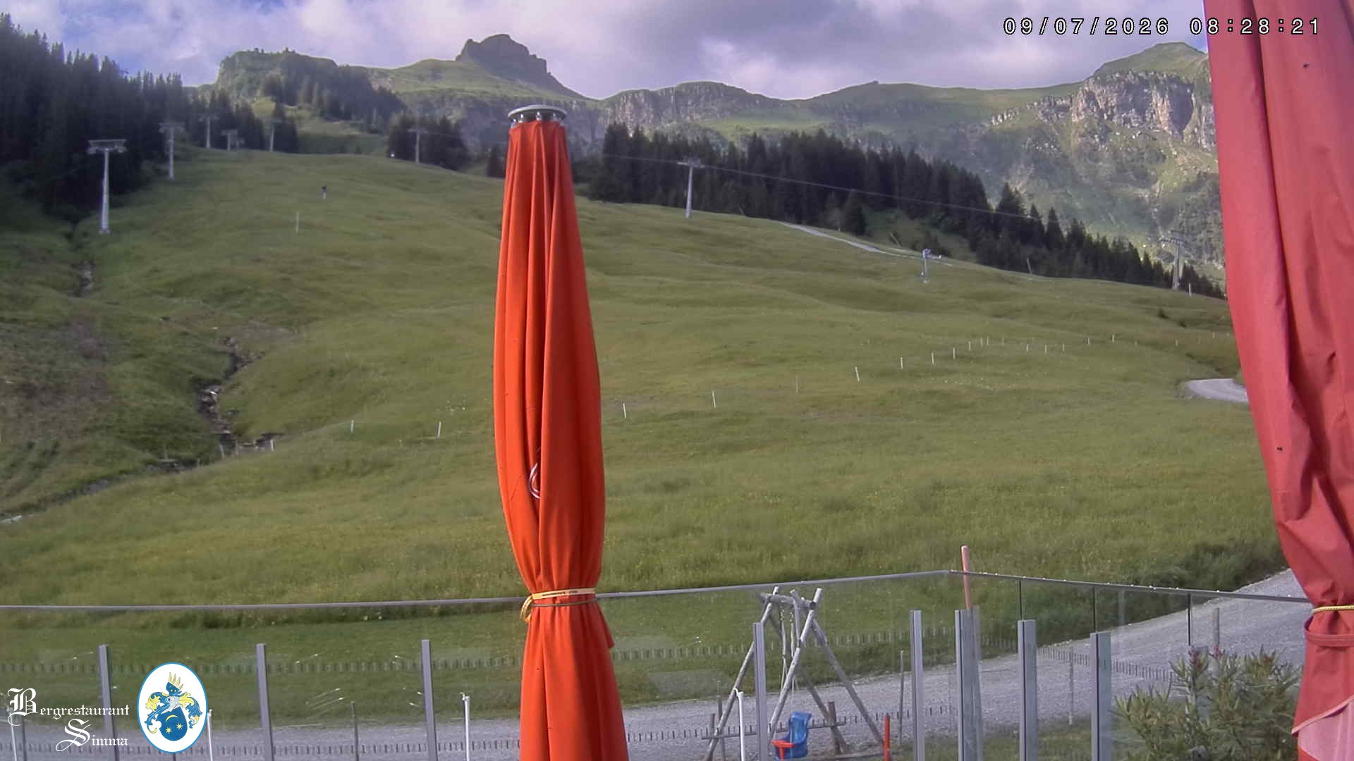 Archiv Foto Webcam Mellau: Aussicht vom Bergrestaurant Simma
