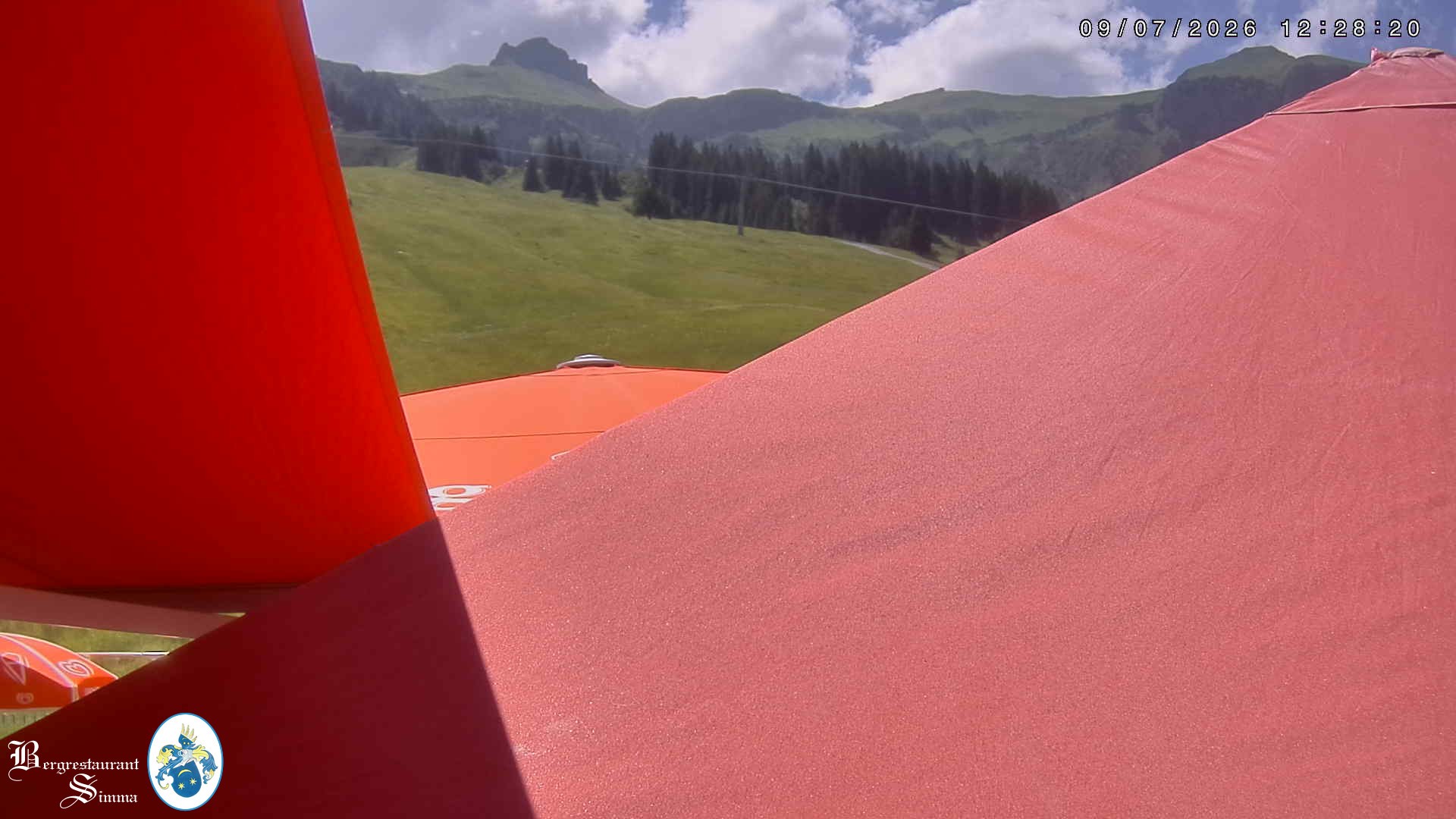 Archiv Foto Webcam Mellau: Aussicht vom Bergrestaurant Simma