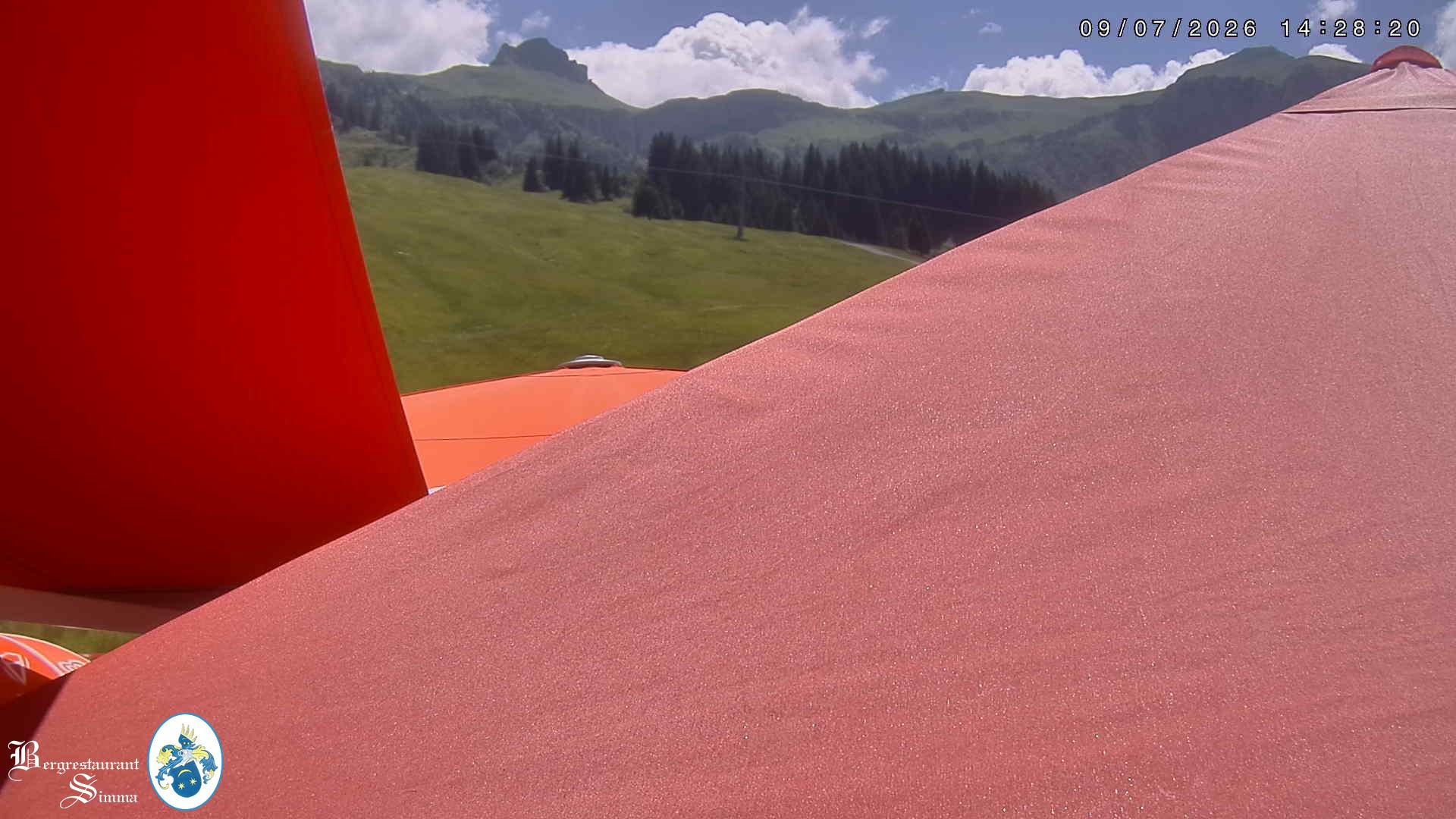 Archiv Foto Webcam Mellau: Aussicht vom Bergrestaurant Simma