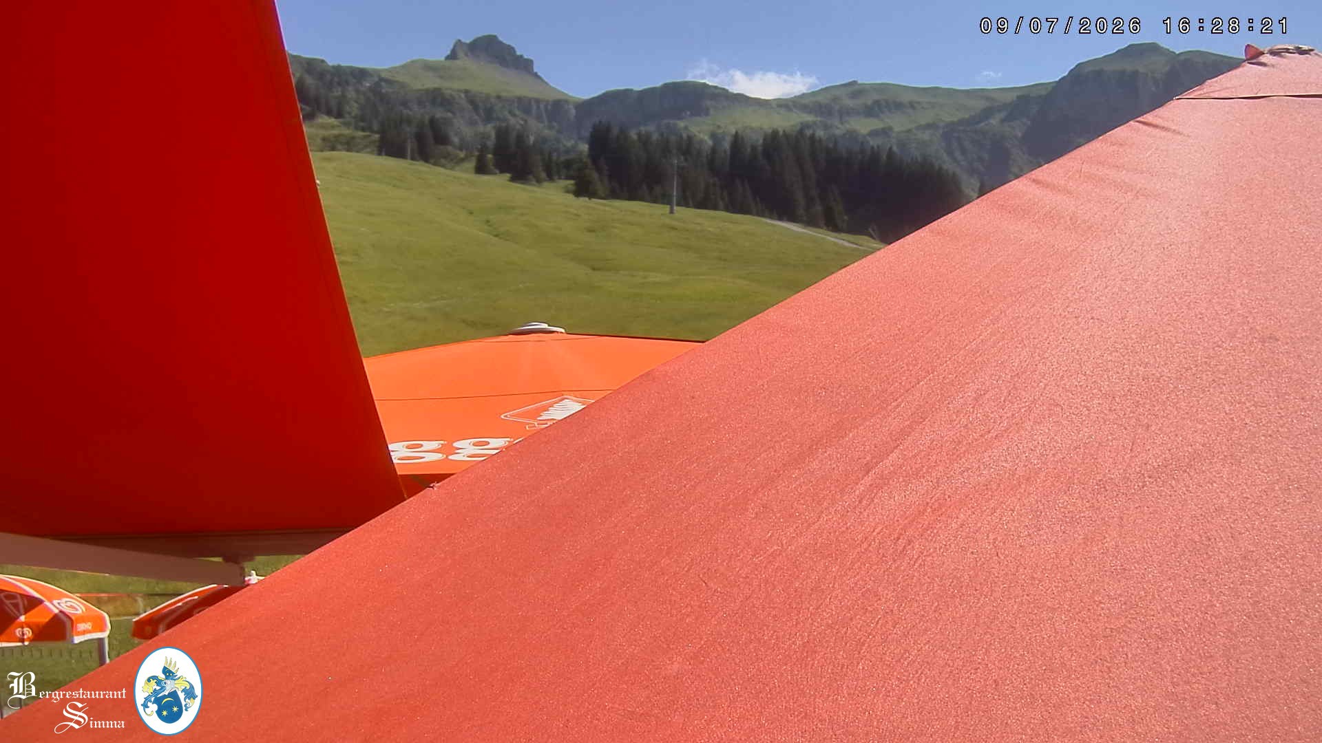 Archiv Foto Webcam Mellau: Aussicht vom Bergrestaurant Simma