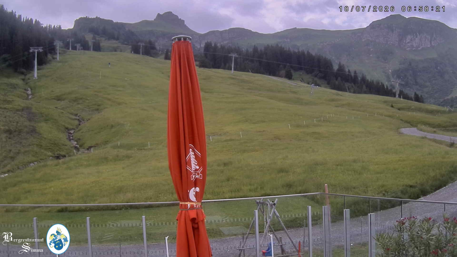 Archiv Foto Webcam Mellau: Aussicht vom Bergrestaurant Simma
