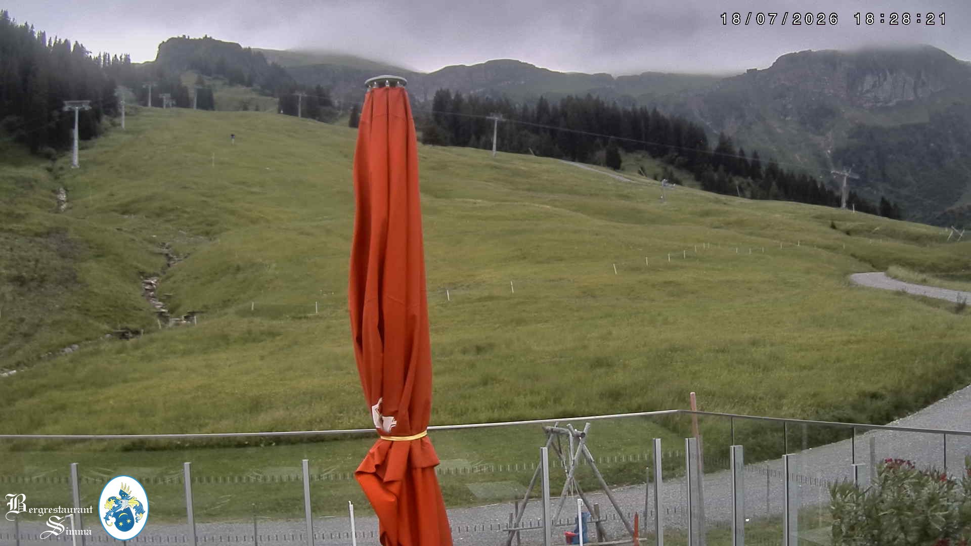 Archiv Foto Webcam Mellau: Aussicht vom Bergrestaurant Simma