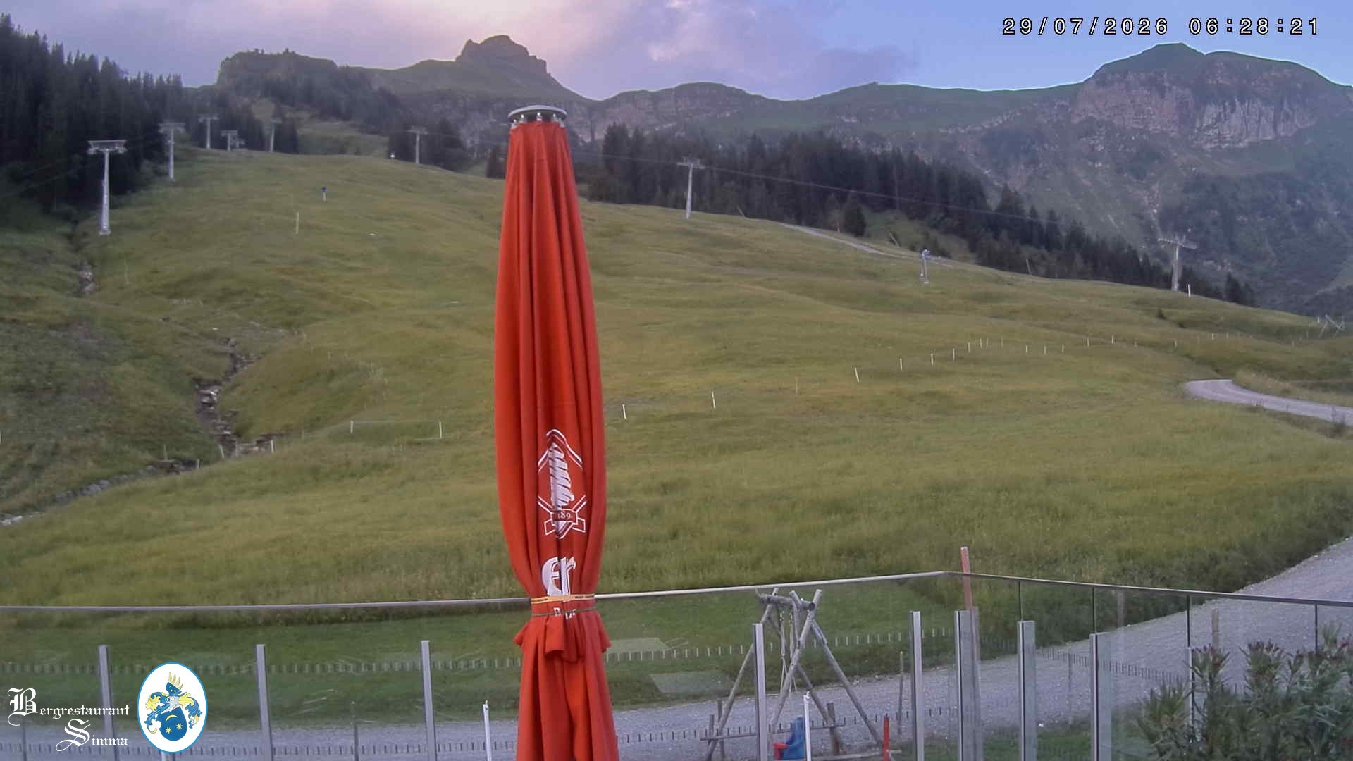 Archiv Foto Webcam Mellau: Aussicht vom Bergrestaurant Simma