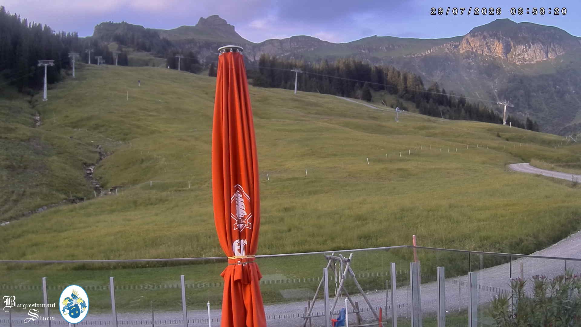 Archiv Foto Webcam Mellau: Aussicht vom Bergrestaurant Simma