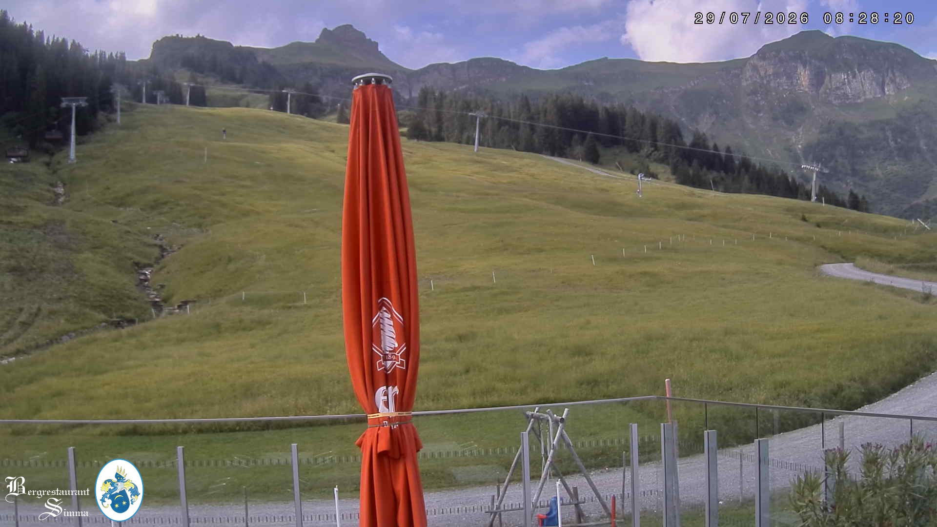 Archiv Foto Webcam Mellau: Aussicht vom Bergrestaurant Simma