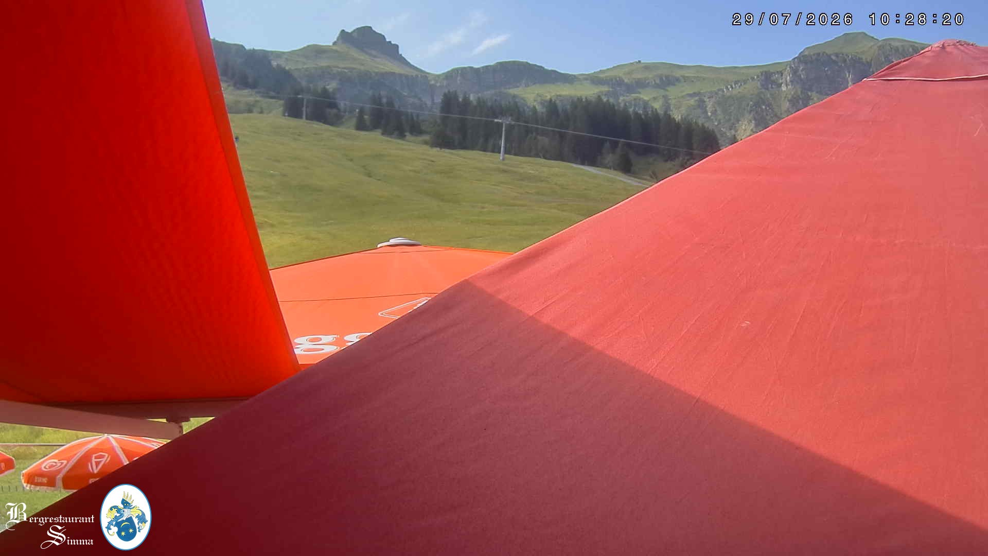 Archiv Foto Webcam Mellau: Aussicht vom Bergrestaurant Simma