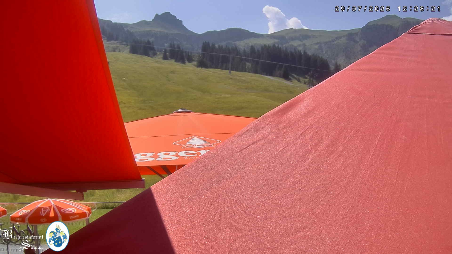 Archiv Foto Webcam Mellau: Aussicht vom Bergrestaurant Simma