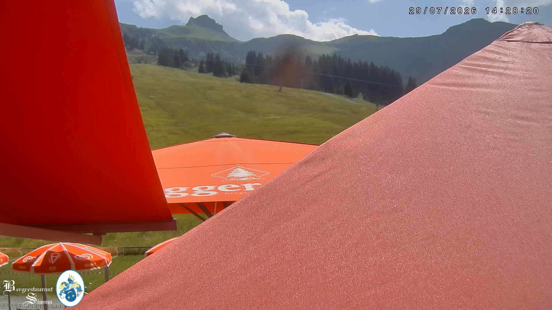 Archiv Foto Webcam Mellau: Aussicht vom Bergrestaurant Simma