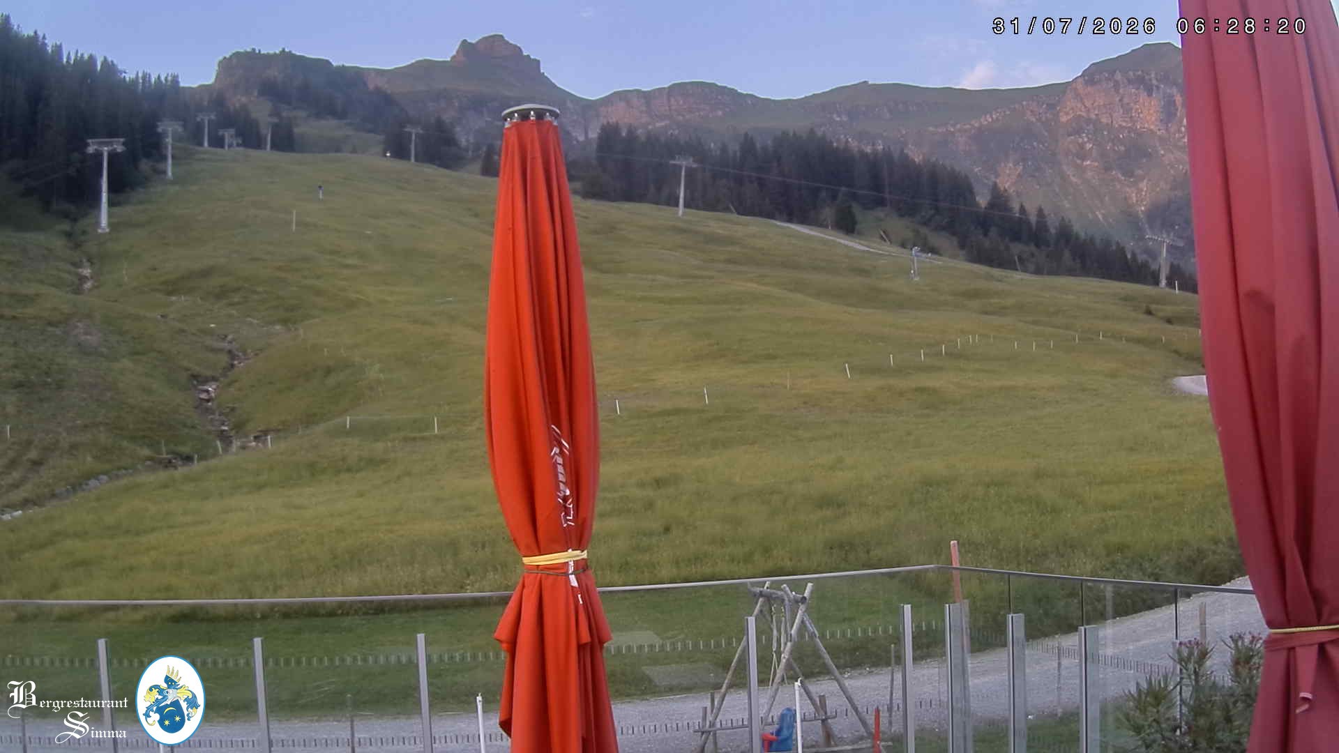 Archiv Foto Webcam Mellau: Aussicht vom Bergrestaurant Simma