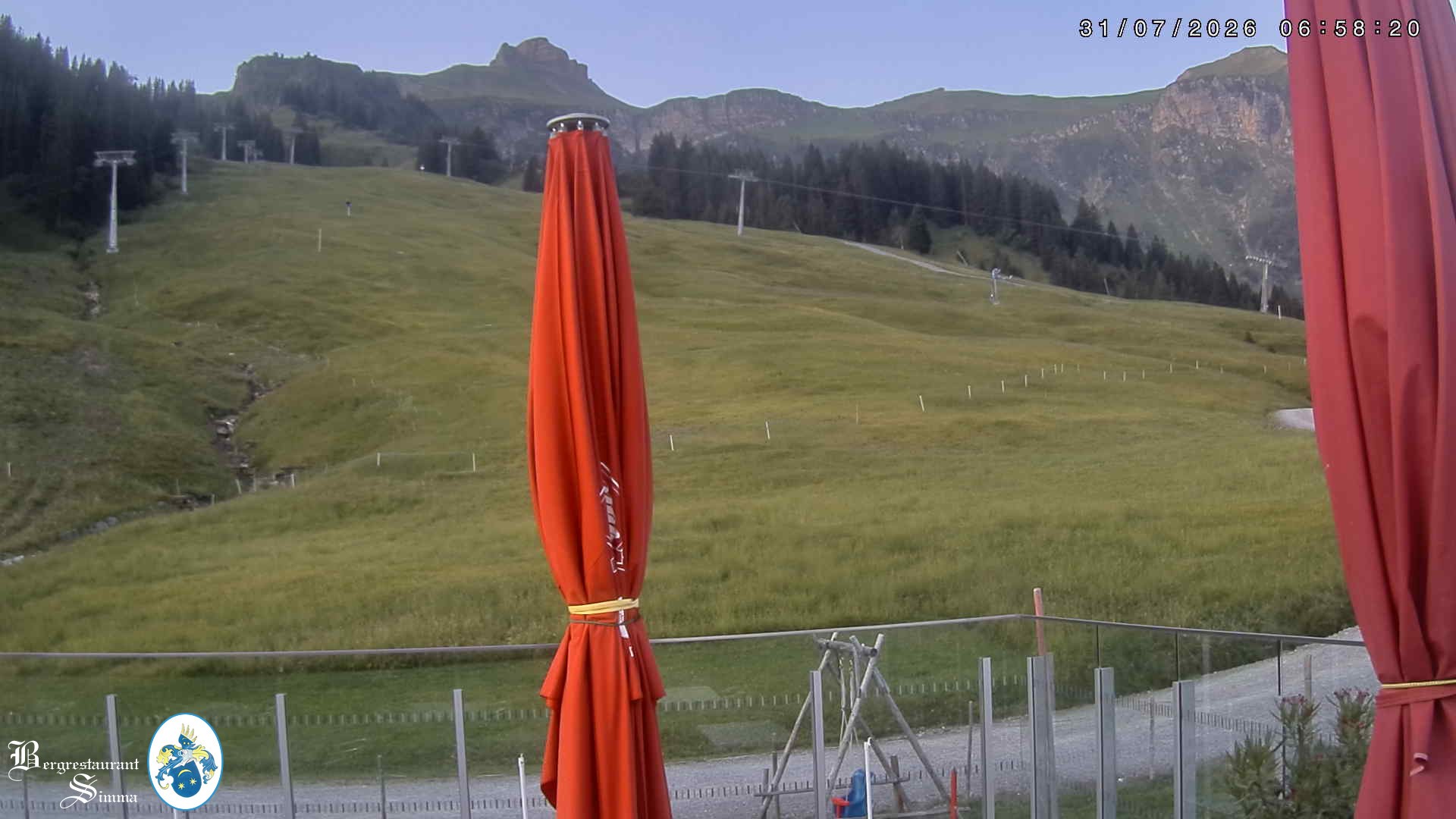Archiv Foto Webcam Mellau: Aussicht vom Bergrestaurant Simma